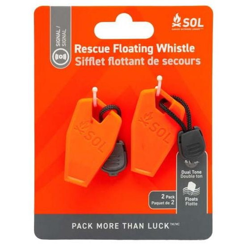 Adventure Ready Brands Squall Whistle Orange 2-Pack