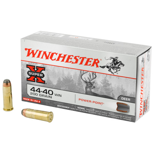 Winchester Super X 44-40 WCF Ammo 200 Grain Jacketed Soft Point Box of 50 - Image 1