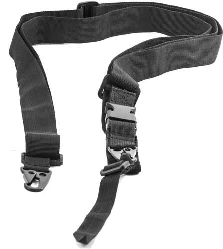 J&E Machine Tech 3-Point Bungee Rifle Sling Black