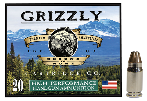 Grizzly Ammo GC357S2 357 Sig 90 Grain Jacketed Hollow Point Box of 20