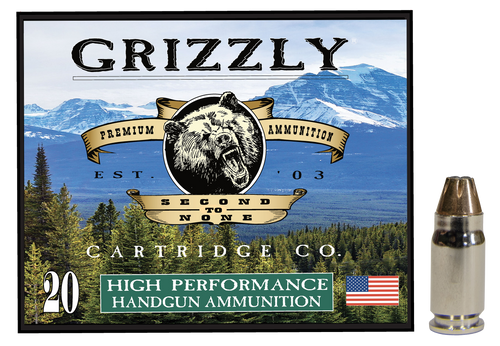 Grizzly Ammo GC357S2 357 Sig 90 Grain Jacketed Hollow Point Box of 20