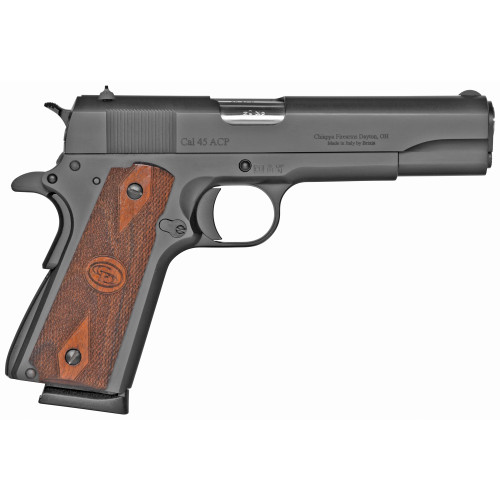 Chiappa 1911 Field Grade 45 ACP Pistol 5" Barrel 8+1 Round Blued Barrel Walnut Grips Chiappa 1911 Field Grade 45 ACP Pistol 5" Barrel 8+1 Round Blued Barrel Walnut Grips