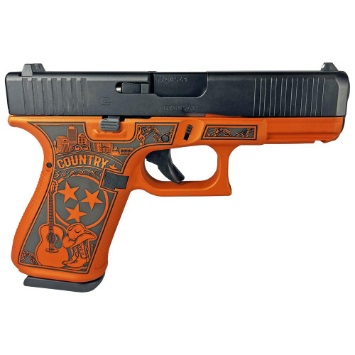 Glock 19 Gen 5 9mm Luger Pistol 4.02" Barrel 15+1 Round Tennessee Orange