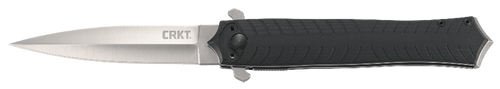 Columbia River Knife & Tool CRKT 2265 Xolotl Pocket Knife 3.64" Spear Point Plain Satin 4116 Stainless Steel Blade Black G10 Handle