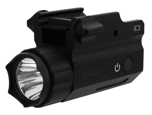 Tacfire 360 Lumen Compact Pistol Flashlight Black
