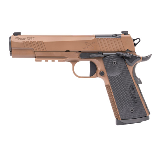 Sig Sauer 1911 X-Series 45 ACP Pistol 5" Barrel 8+1 Round Coyote - Image 1