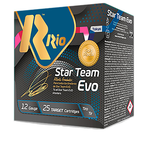 Rio Star Team Evo 12 Gauge Ammo 2-3/4" #8.5 1-1/8 oz Box of 25