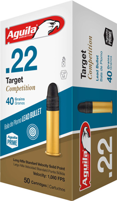 Aguila Target 22LR Ammo 40 Grain Lead Round Nose Box of 1000
