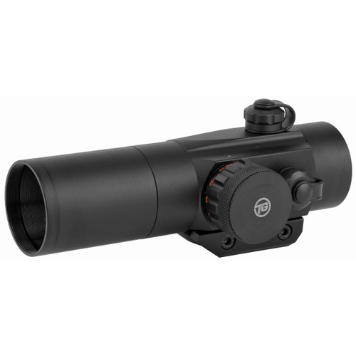 TRUGLO Tactical Red Dot Sight 30mm Tube 1x 3 MOA Circle Dot Red and Green Reticle with Integral Weaver-Style Base Matte Black