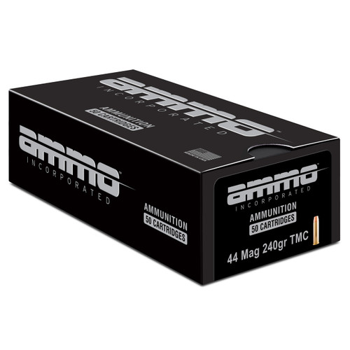 Ammo Inc. 44 Remington Magnum Ammo 240 Grain Total Metal Jacket Box of 50