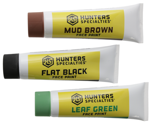 Hunters Specialties Woodland Camo Creme Face Paint Kit 3 Tubes
