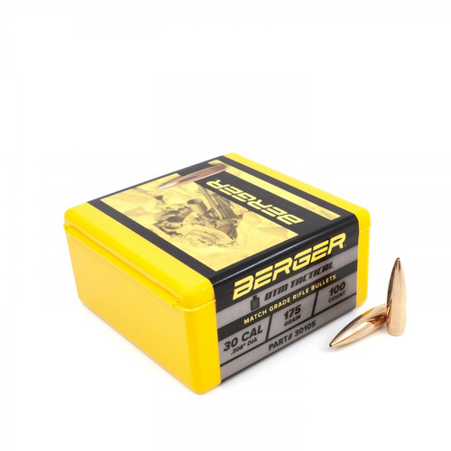 Berger 30 Cal .308 175 OTM Tactical Bullet 100/Box