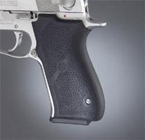 Hogue Rubber Grip Panels S&W Full Size 10mm Auto, 45 ACP Black