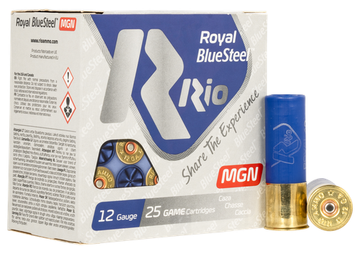 Rio Ammunition RBSM402 Royal Bluesteel Magnum 12 Gauge 3" 1 3/8 Oz 2 Shot 25/Box