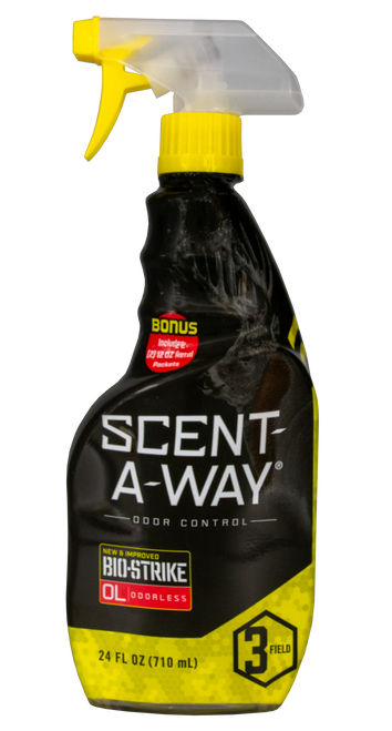 Hunter's Specialties Scent-A-Way Bio-Strike Scent Eliminator Spray 24 oz