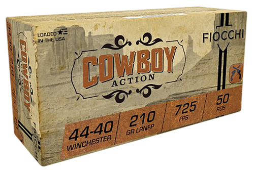 Fiocchi 44-40 Win Ammo 240 Grain Lead Round Nose Full Metal Jacket Box of 50