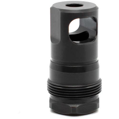 Rearden SPB Muzzle Brake 0.375 14x1 LH Threads Square Shoulder Black