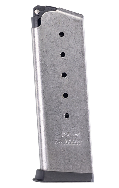 Kahr K625 45 ACP 6-Round Stainless Steel Magazine