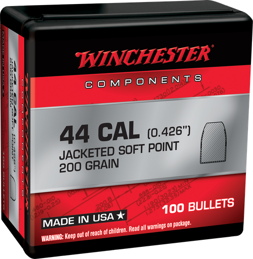 Winchester WB44SP200X 44 Magnum 200gr Soft Point Reloading Dies