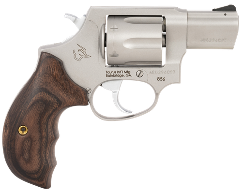 Taurus 856 38 Special Revolver 2" Stainless Steel Barrel 6 Round Walnut Grip (Matte Finish)