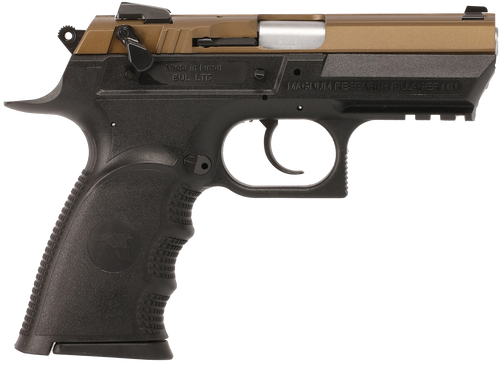 Magnum Research Baby Eagle III 9mm Pistol 3.85" Barrel 15+1 Round Burnt Bronze Slide Black Grip
