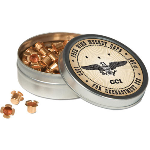 CCI Four Wing Musket Caps #301 Box of 100