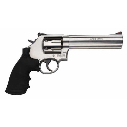 Smith & Wesson Model 686 Plus .357 Magnum Pistol 6" Barrel 7+1 Round Silver with Black Grip