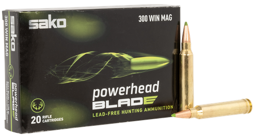Sako Tikka JAS-PHB300WM 300 Win Mag Ammo 170 Grain Powerhead Blade Box of 20