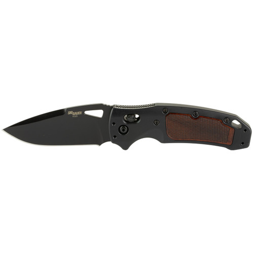 Hogue SIG K320 Classic 3.5" Drop Point Black Walnut Pocket Knife