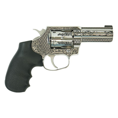 Colt King Cobra .357 Magnum Pistol 3" Barrel 6+1 Round Silver with Black Grip