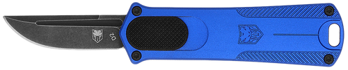 Cobratec Knives Cali952 OTF Knife, 1.75" Blade, Blue