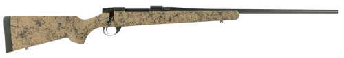 Howa M1500 HS Precision Bolt Action Rifle 270 Winchester 22" Barrel Black Steel Receiver Tan with Black Webbing Stock