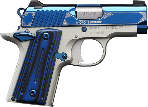 Kimber Micro Sapphire NS .380 ACP Pistol 2.75" Barrel 7+1 Round Polished Bright Blue PVD Coating