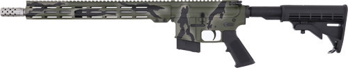Great Lakes Firearms & Ammo GL15 Rifle 400 Legend 16" Stainless Steel Barrel 5-Round Magazine Pursuit Green