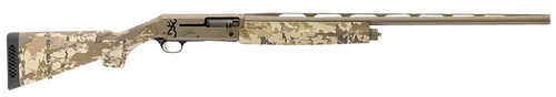 Browning Silver Field 12 Gauge 3.5" 28" FDE Barrel Auric Camo Stock