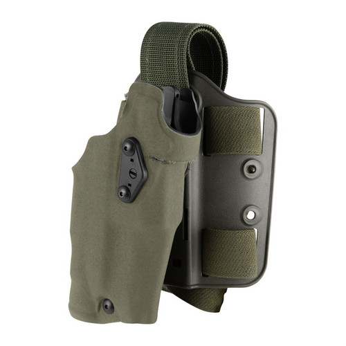 Safariland 6354DO Tactical Holster with Light, Glock 17/22, Green, Right Hand