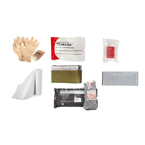 Blue Force Gear Micro Trauma Kit Refill (Essential Supplies, Compact Packing)