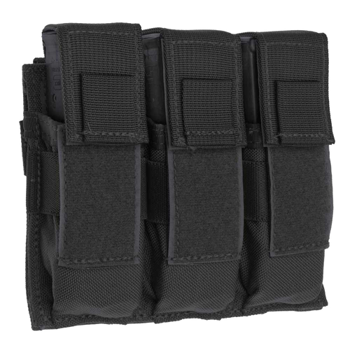 Military Products TacShield Triple Universal Pistol Magazine Pouch Black