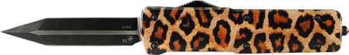 Templar Knife Leopard OTF Knife 2.75" Black Aluminum