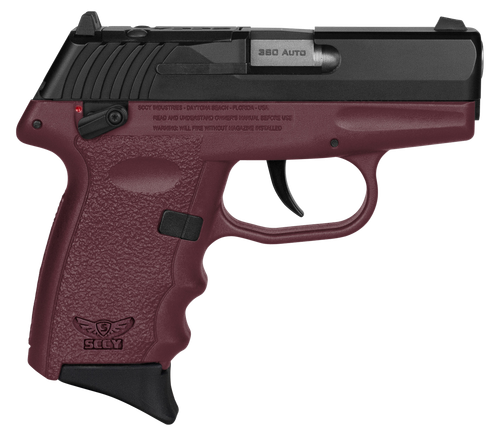 SCCY CPX-4 380 ACP Pistol 2.96" Barrel 10+1 Round Crimson Red