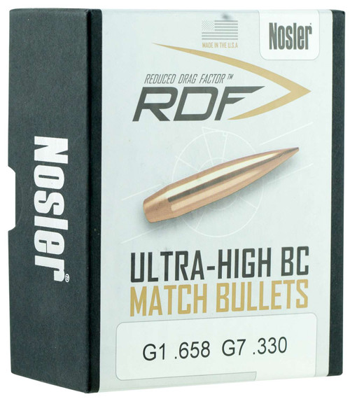 Nosler RDF 6.5mm .264 140 gr Hollow Point Boat Tail (HPBT) 100 Per Box