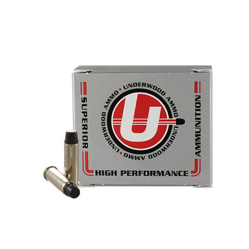 Underwood 38 Special +P Ammo 158 Grain Flat Nose Box of 20
