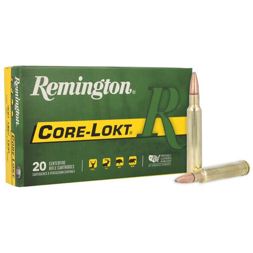 Remington Core-Lokt 300 Weatherby Magnum Ammo 180 Grain Jacketed Soft Point Box of 20