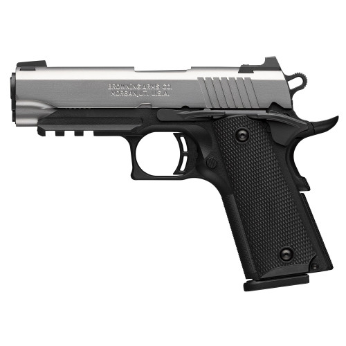 Browning 1911-380 380 ACP Pistol 3.63" Barrel 8+1 Round Stainless Steel Slide - Image 1