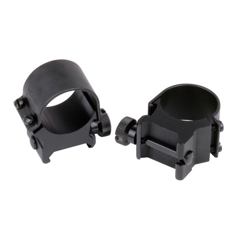 Weaver Top Mount Weaver 1" Scope Rings Matte Black High