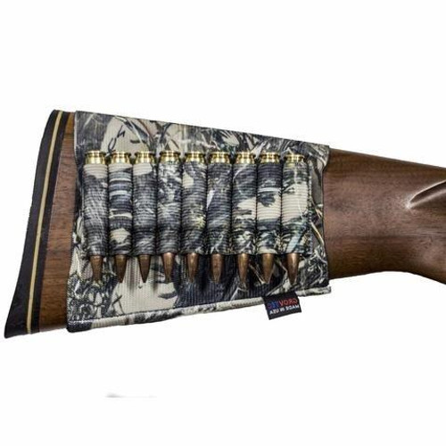Grovtec Buttstock Cartridge Shell Holder Rifle Open Style TrueTimber (Holds 9 Rounds)