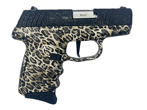 SCCY Industries DVG-1 9mm Luger Pistol 3.1" Barrel 10+1 Round Black Leopard Polymer Frame