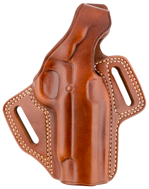 Galco Fletch FL266R OWB Holster Tan Leather Right Hand 1911 4-4.25"
