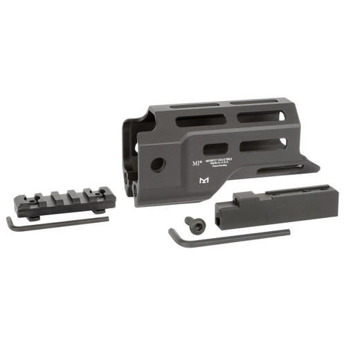 Midwest Industries Combat Rail Handguard Ruger PC Charger 4.875" M-LOK Aluminum Black