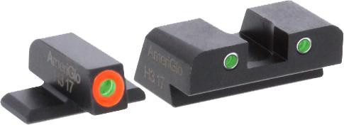 Ams Bowfishing Handgun Sight Green Tritium Round Outline Orange White Sig #8 Height